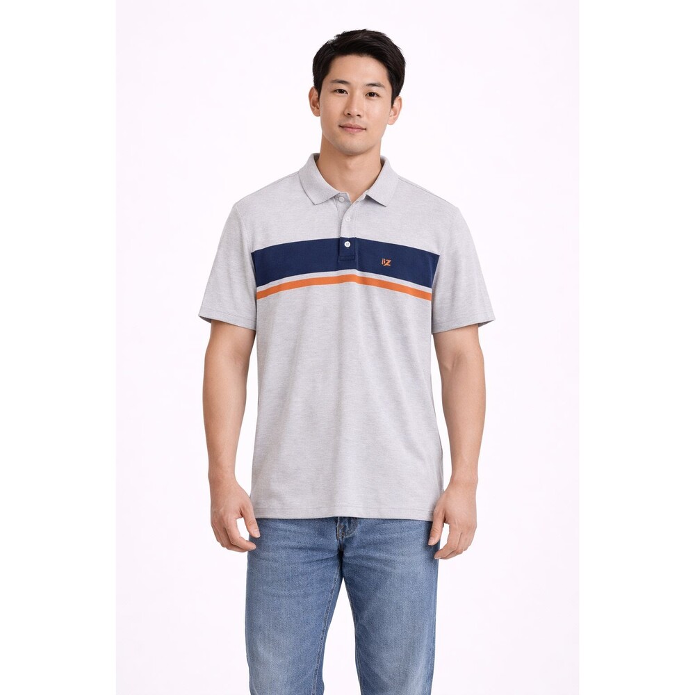 IZOD Advantage Men’s L Gray Performance Polo Golf Shirt Short Sleeve